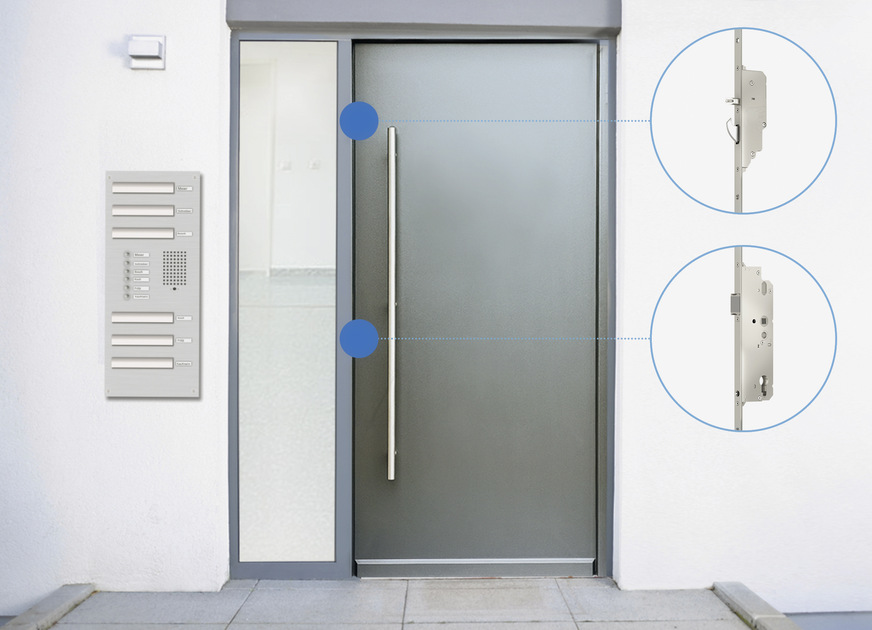 The AS 3600C automatic multi-point lock enables you to leave the building at any time. The handle is not blocked so that the locked door can be opened from the inside without a key.