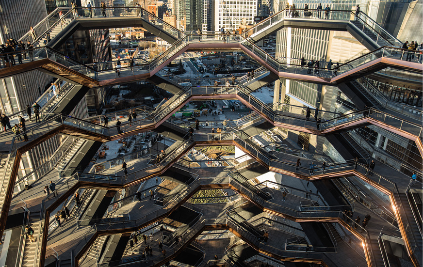 Clad in copper and not a million miles away from an etching by M. C. Escher, building this edifice did require precision engineering and near-zero tolerance tools.