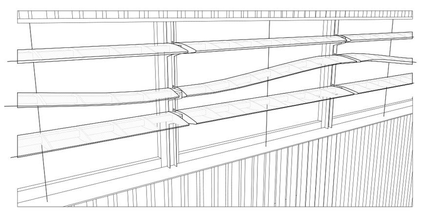 The position of the middle fin can be varied according to the individual requirements of that particular room – and even within a room.