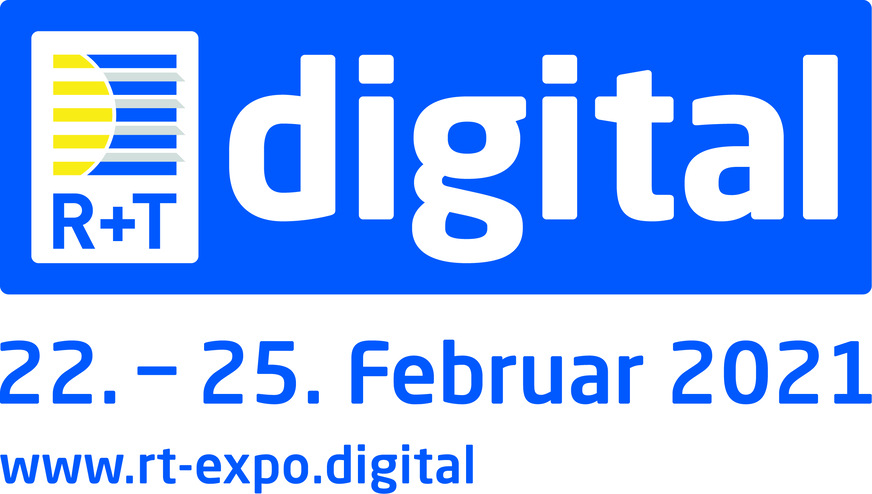 Also after the live event from 22 to 25 February 2021, the entire platform of R+T digital, including the exhibitors' trade fair stands and the presentation programme, will be available for a whole year - up until R+T 2022.