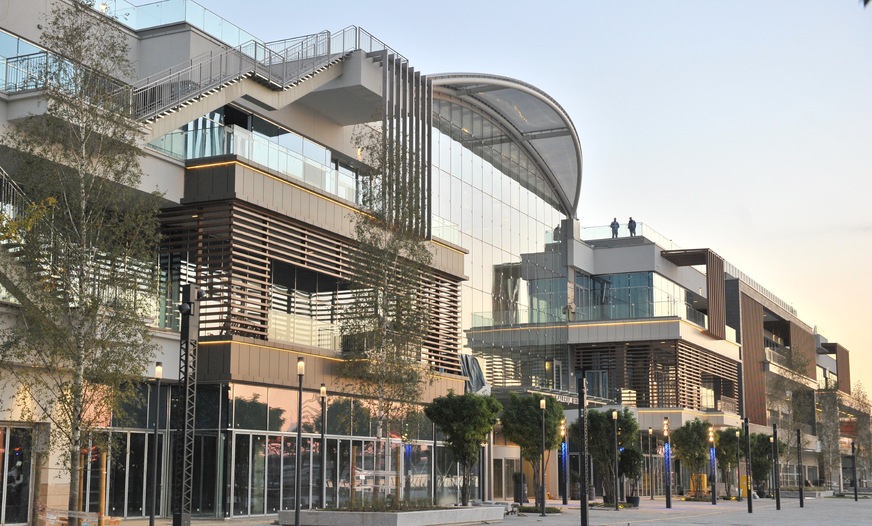 The Galerija Belgrade is part of a wider effort to revitalise the waterfront along the River Sava.