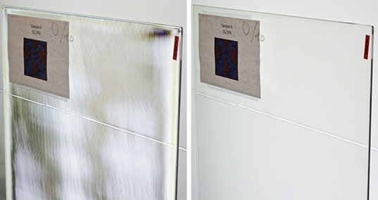 The GlastonAir furnace technology is also specially designed for tempering thin glass under 4 mm thickness: On the right glass is no anisotropy. That shows the high tempering quality of this furnace.