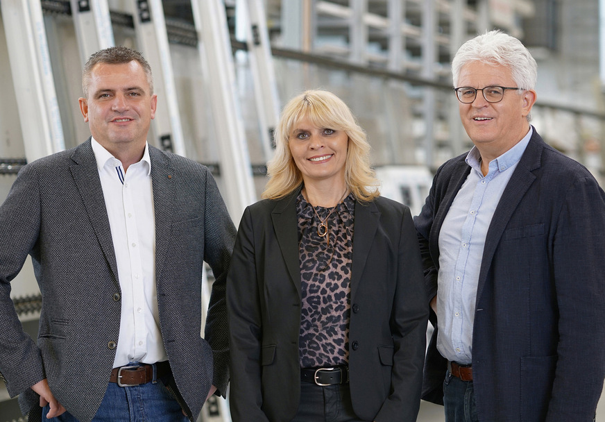 Managing the family business: (from left) Martin, Susanne and Anton Gugelfuß.