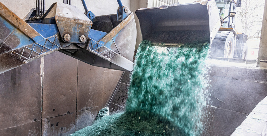 At the moment, the manufacturer sources its cullet mainly from glass production.