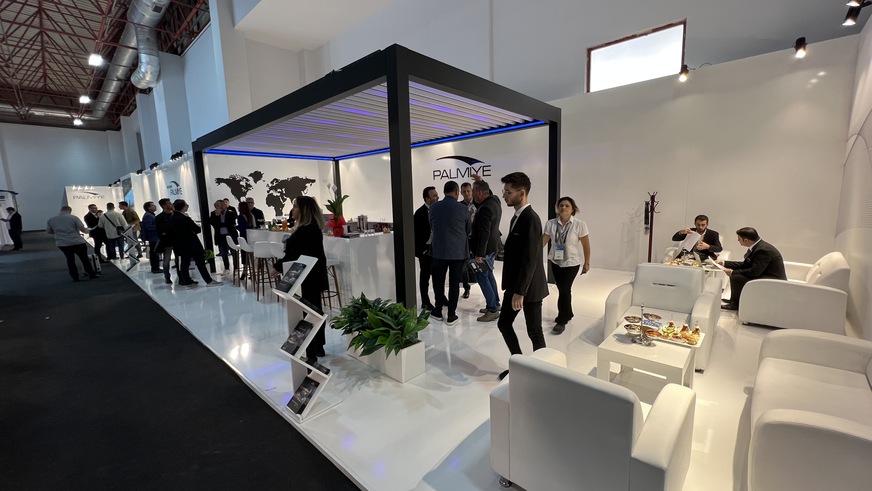 Slat roofs and pergolas will be the most exhibited product in Istanbul.
