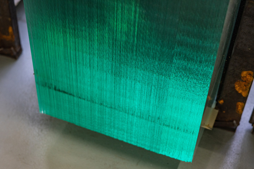 The cullet content of the new CO2-reduced glass Oraé is some 70 per cent.