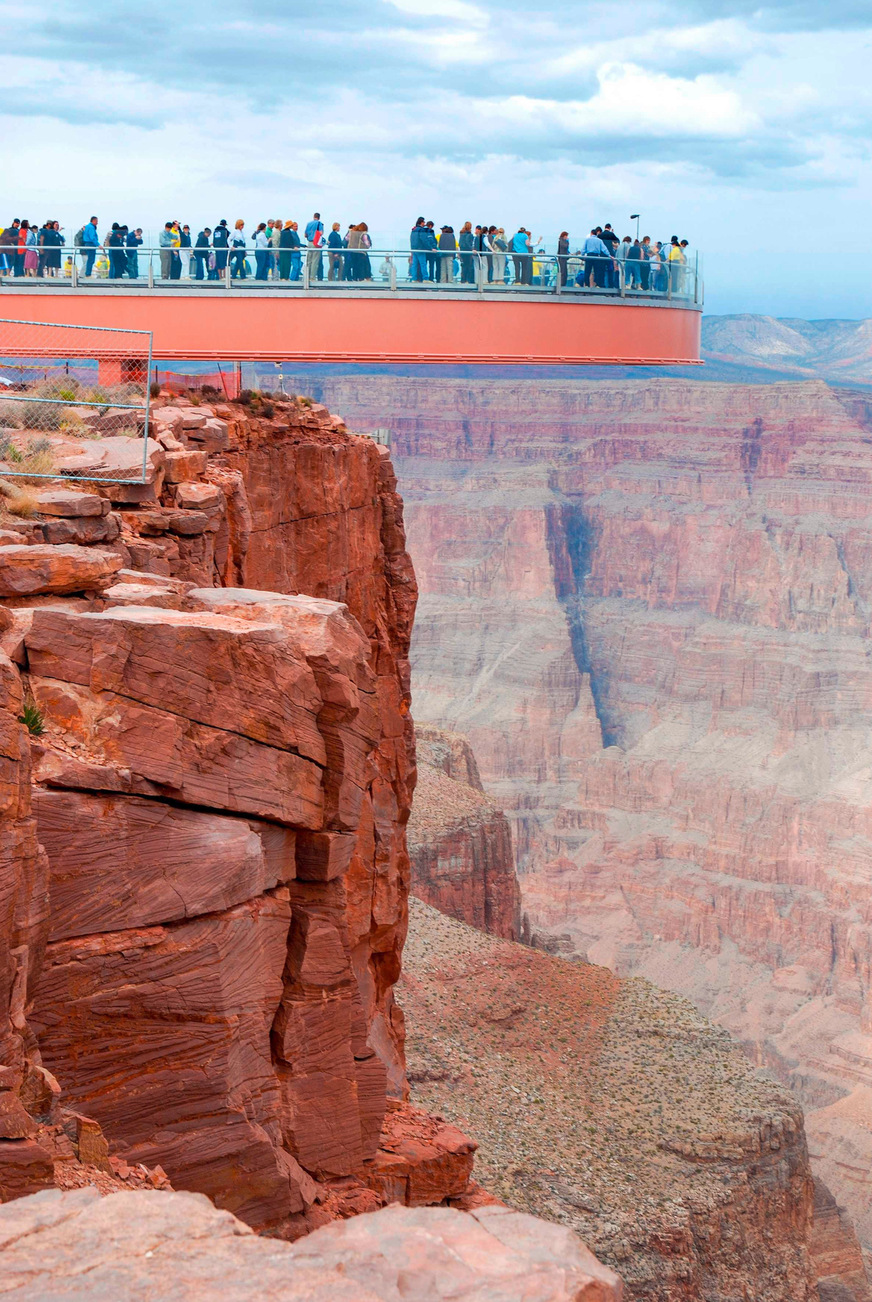 The Skywalk at the Grand Canyon in Nevada (USA)