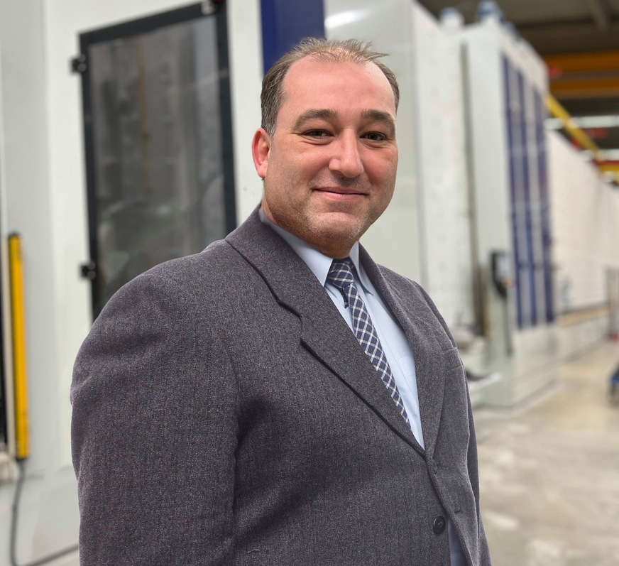 Markus Biswanger, plant manager of arcon Flach- und Sicherheitsglas GmbH & Co. KG in Feuchtwangen.