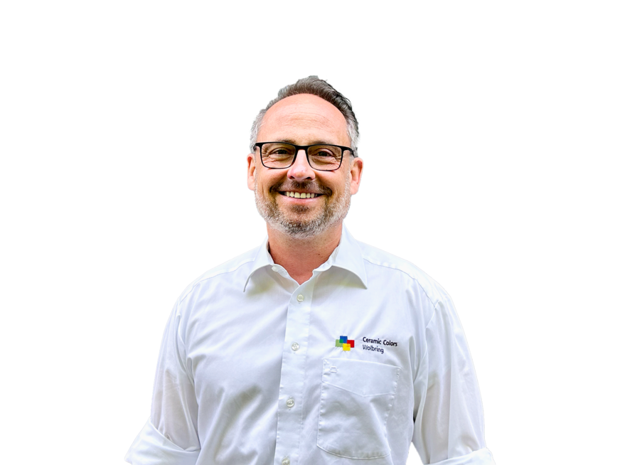 Holger Geisler, Managing Director of Ceramic Colors Wolbring.