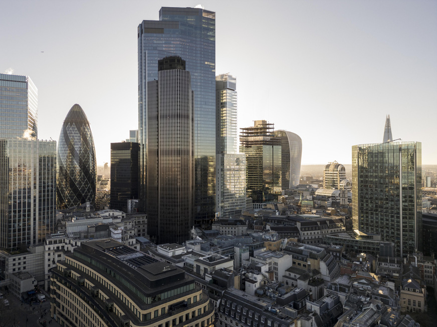 The upper block of 8 Bishopsgate was fully glazed using double-shell glazing, with glass from AGC Interpane installed.