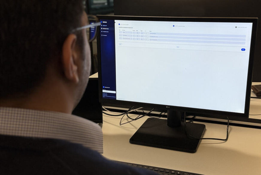 After the data has been extracted by AI it is controlled and released by a human-in-the-loop.