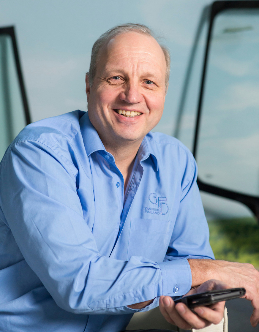 Jorma Vitkala, organisator of the Nordic Facade Forum.