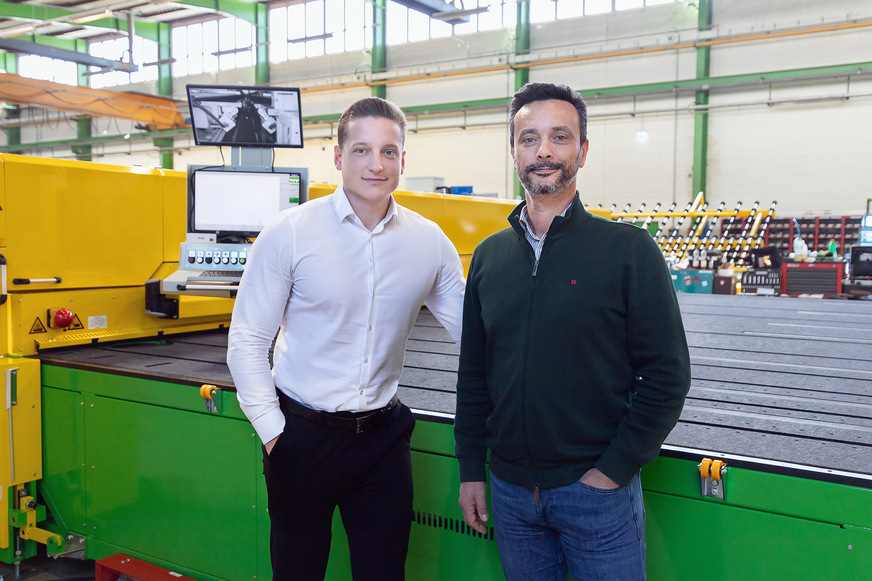 Hegla Sales Managing Director Toni Schön (left) and Rui Joaquim, Managing Director of Hegla Iberica.