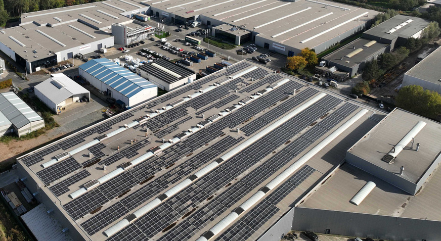 Aliplast has plenty of space left for a future expansion of its solar installation.