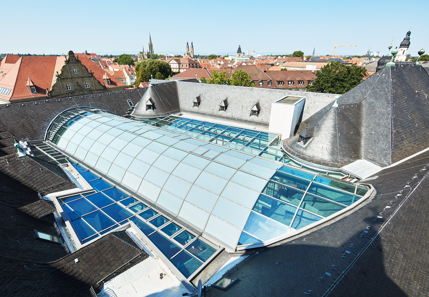 The listed museum building from 1910 dominates the cityscape of Speyer and, together with the nearby cathedral, forms the cultural heart of the city.