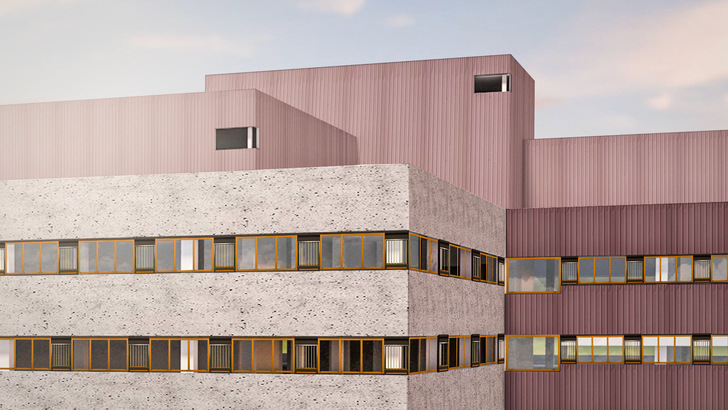 From afar, there would not seem to be much different about this facade...