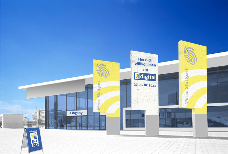 Also after the live event from 22 to 25 February 2021, the entire platform of R+T digital, including the exhibitors' trade fair stands and the presentation programme, will be available for a whole year - up until R+T 2022. For the visitors, participation in R+T digital is free of charge. 