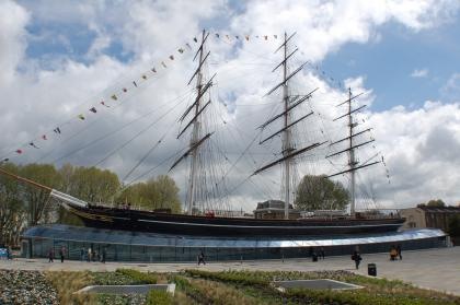 Built as a tea clipper, where speed to market was critical, it was the combination of sail and hull form which gave Cutty Sark her edge. - © Steven Scrivens
