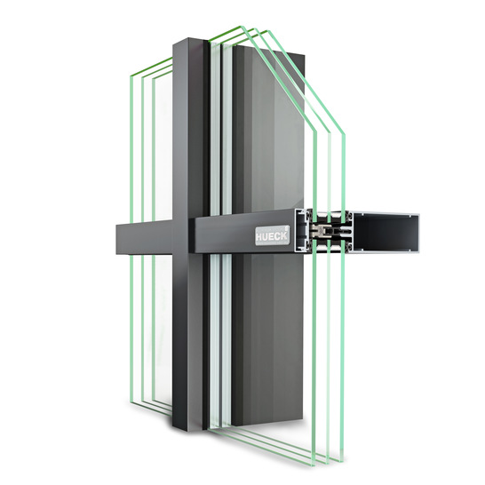 The Trigon FS aluminuim facade system from Hueck has now been certified with Cradle to Cradle in Silver.