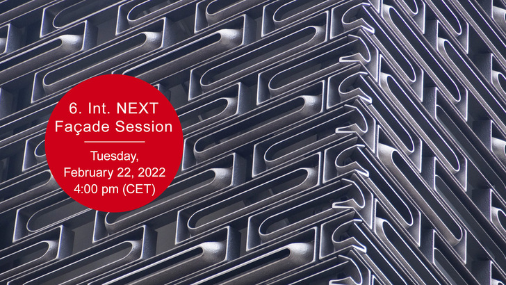 The 6th International NEXT Facade Session presents ambitious industry newcomers and their visionary facade concepts.
