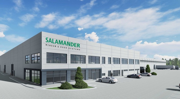 Once completed, this is what the new logistics centre will look like. - © Salamander Industrie-Produkte GmbH

