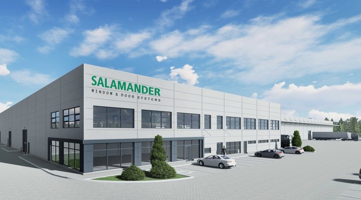 Once completed, this is what the new logistics centre will look like.