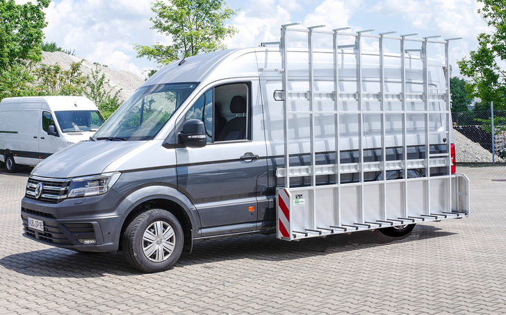 Electric vehicles becoming more attractive for tradesmen: Hegla has developed a weight-optimised, aluminium reef for maximum range and payload of electric utility vehicles. This also saves money.