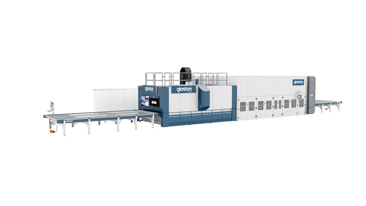 Here, a new tempering furnace from the Glaston FC Series EVO range.