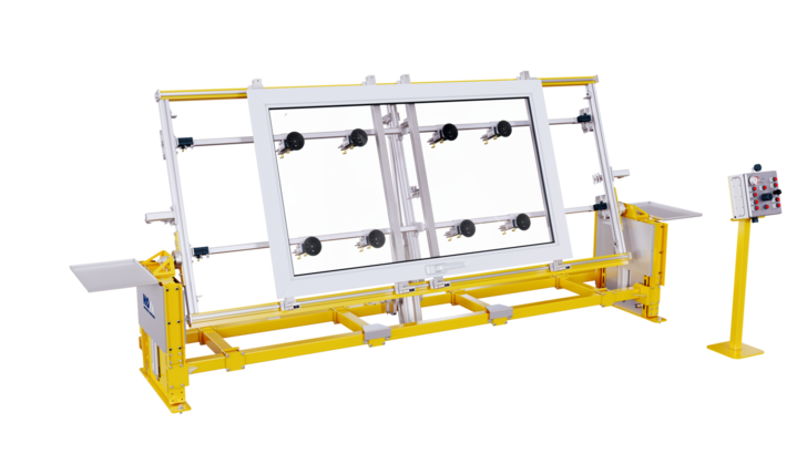 The Hovamat tilting table used in window construction. - © Hova
