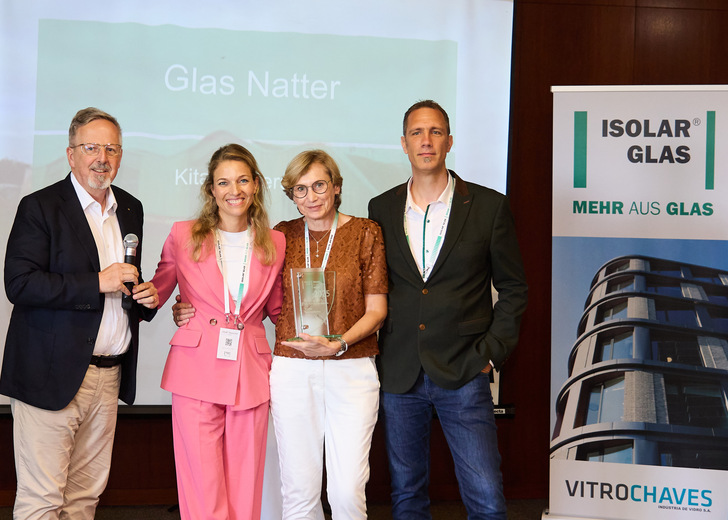 Glas Natter won the 2025 Project Competition in the Creative Projects category with its Kita unterm Regenbogen (Daycare Center Under the Rainbow).