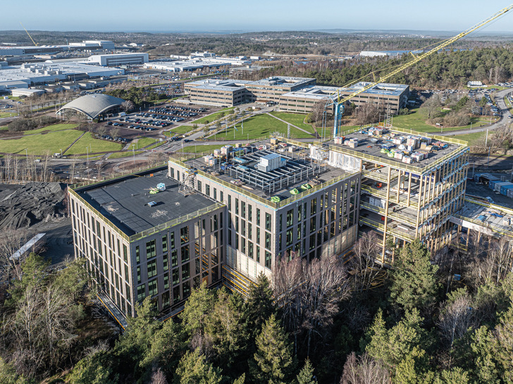 The new Volvo Innovation Center in Torslanda.