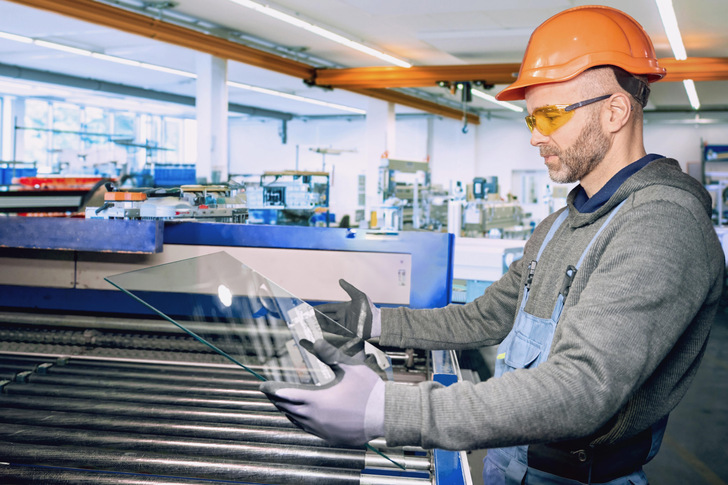 Clean surfaces are an important quality requirement in glass production.