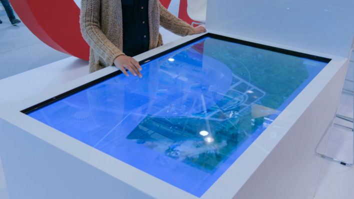The Guardian Sense glass is available in dimensions of up to 2.25 by 1.65 metres.