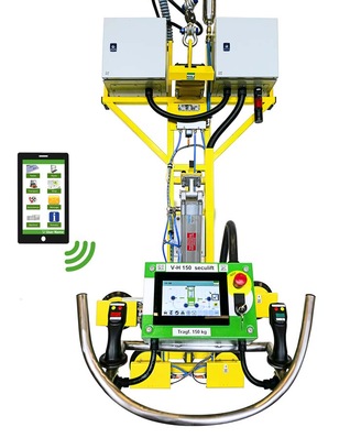 Very safe, user-friendly and energy-efficient, and directly connected to the digital world: the V-H 150 seculift from Hegla and the Hegla New Technology innovation centre.