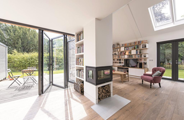 Folding-sliding systems are becoming increasingly popular because, among other things, they visually enlarge the living space.
