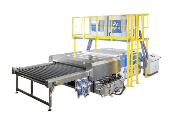 The horizontal Tornado washing machine from Neptun.