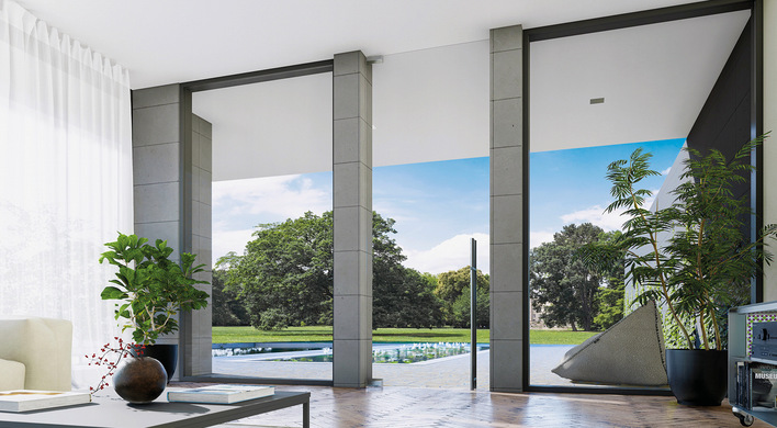 Biloba Duo from Colcom is the latest series of hydraulic hinges with a load capacity of 150 kg for heavy doors.