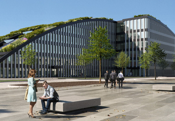 The sustainable aluminium alloy Hydro Circal 100R celebrates its premiere at the Innovation Arc in Augsburg.