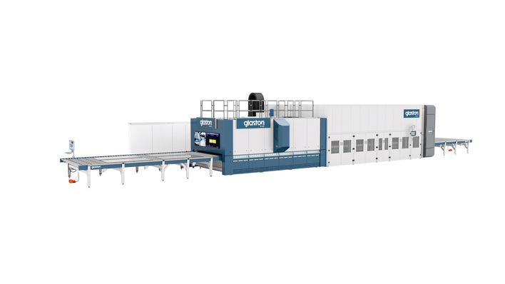 Here, a new tempering furnace from the Glaston FC Series EVO range.