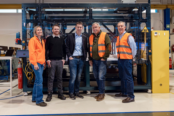 The Glaston and Miru teams at the Glaston plant in Tampere.