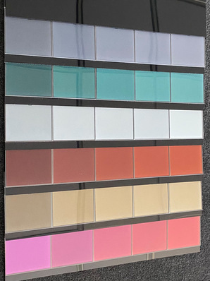 A selection of PV colors of the german producer Ceramic Colors Wolbring GmbH