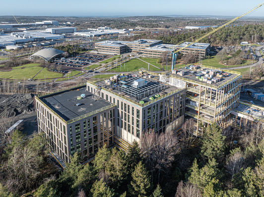 The new Volvo Innovation Center in Torslanda.